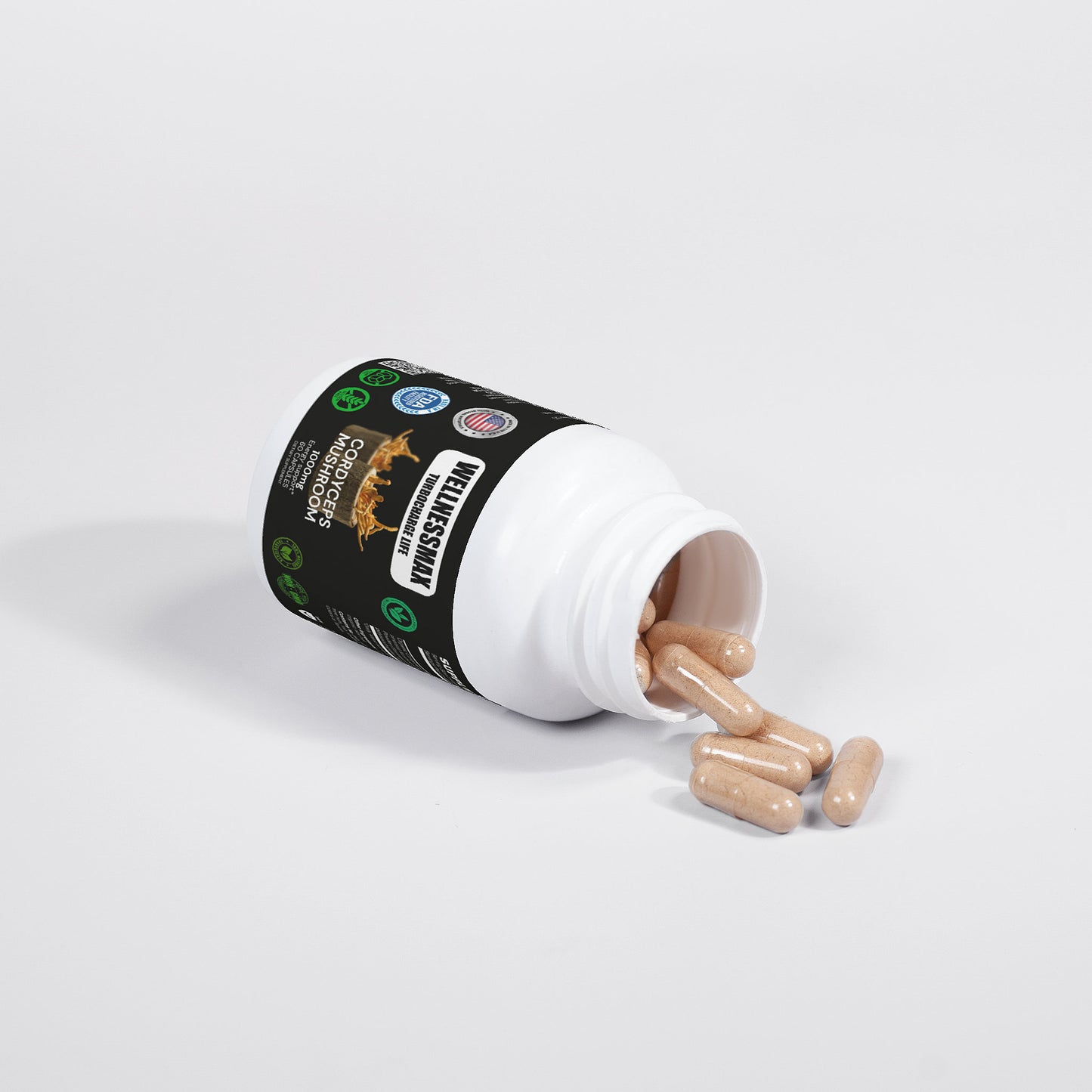 Cordyceps Mushroom Capsules | Superfood Supplement