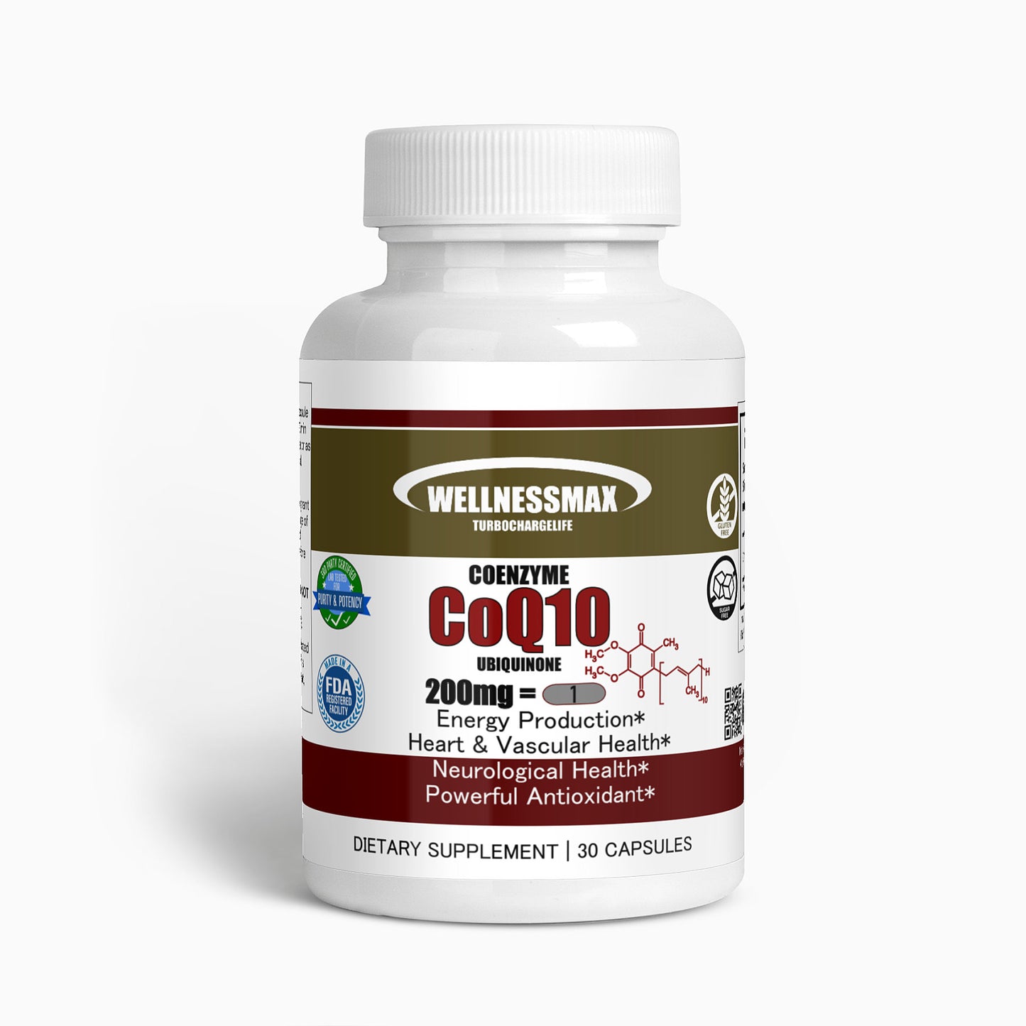 CoQ10 200mg - Heart Health Supplement