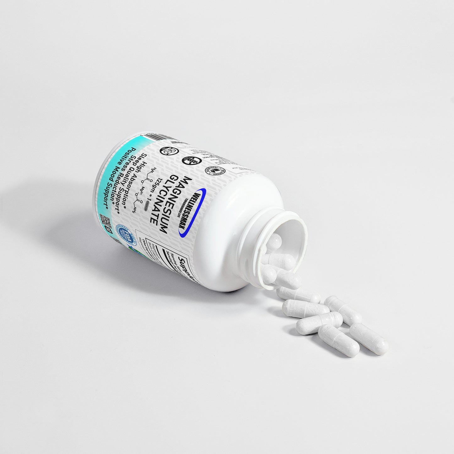 Magnesium Glycinate Best Magnesium for Sleep support | Glicinato de Magnesio