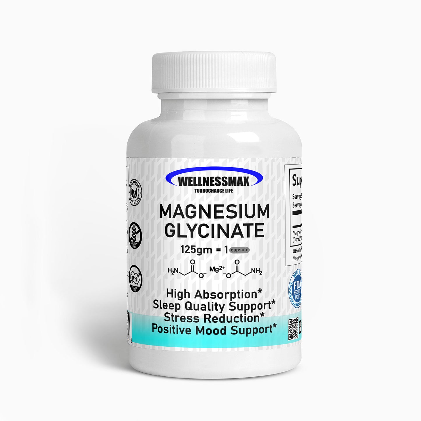 Magnesium Glycinate Best Magnesium for Sleep support | Glicinato de Magnesio