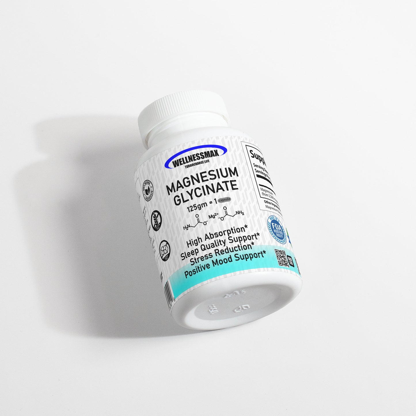 Magnesium Glycinate Best Magnesium for Sleep support | Glicinato de Magnesio
