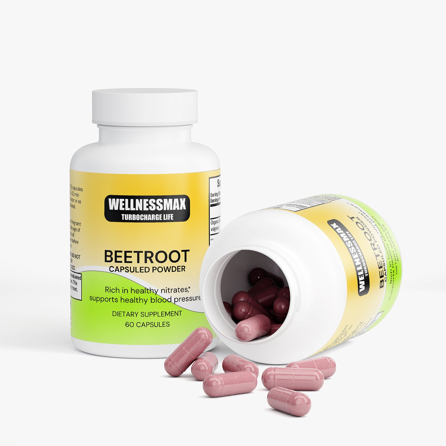 Organic Beetroot Capsules - 1300mg Per Serving