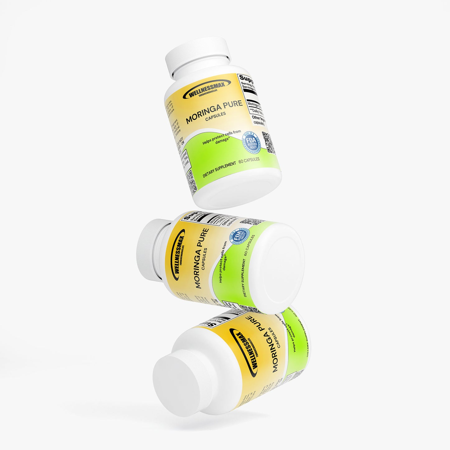 Cápsulas de Moringa - 800 mg por porción