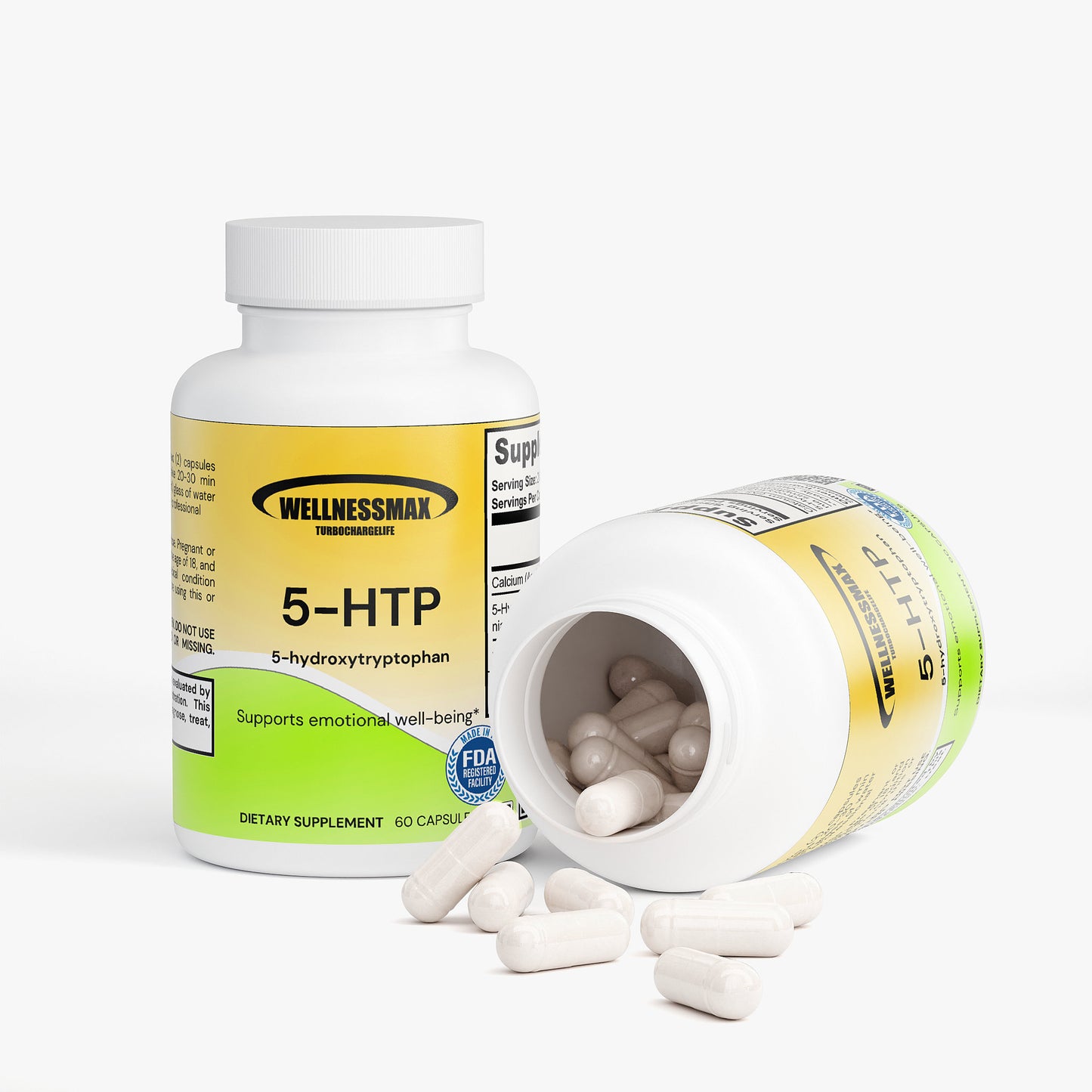 5-Hydroxytryptophan 5-HTP 200mg Plus Calcium