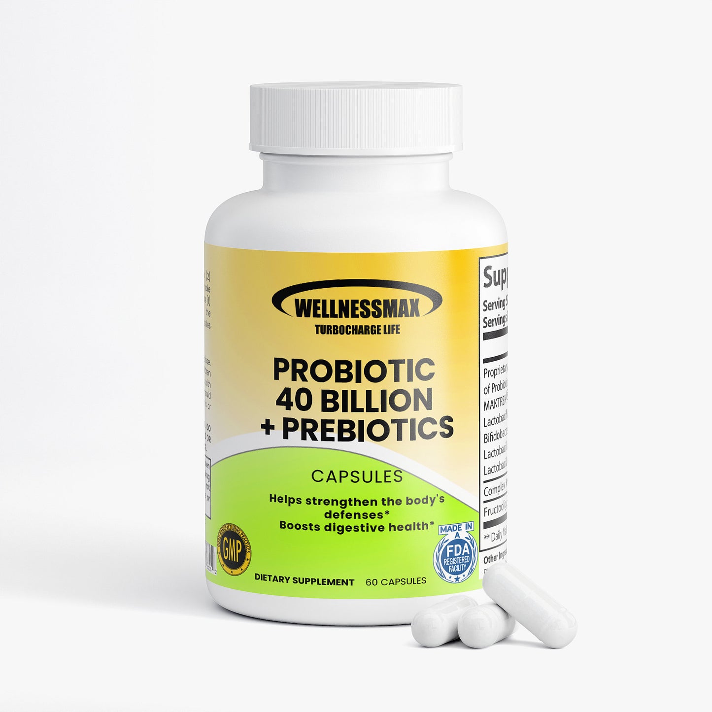 Probiotic 40 Billion with Prebiotics
