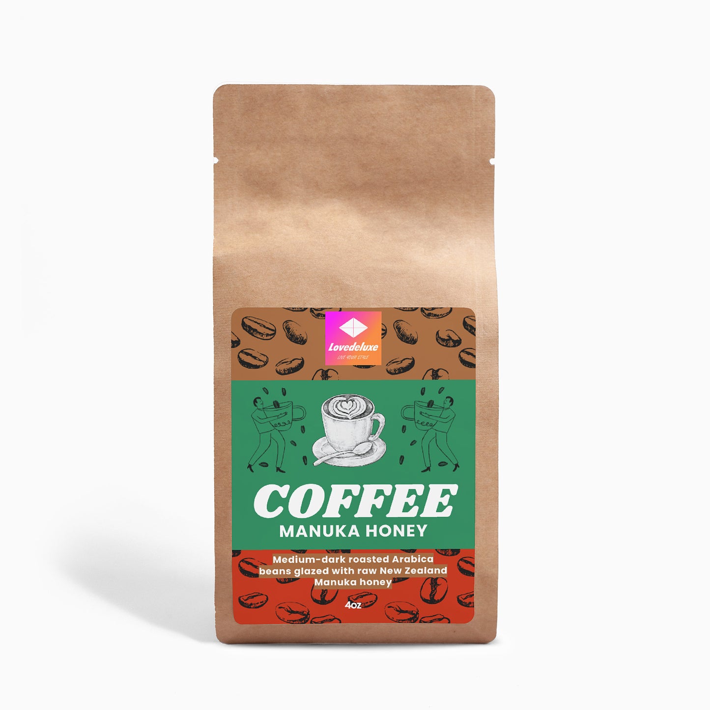 Manuka Honey Coffee 4oz