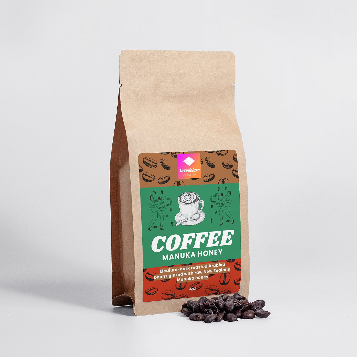 Manuka Honey Coffee 4oz