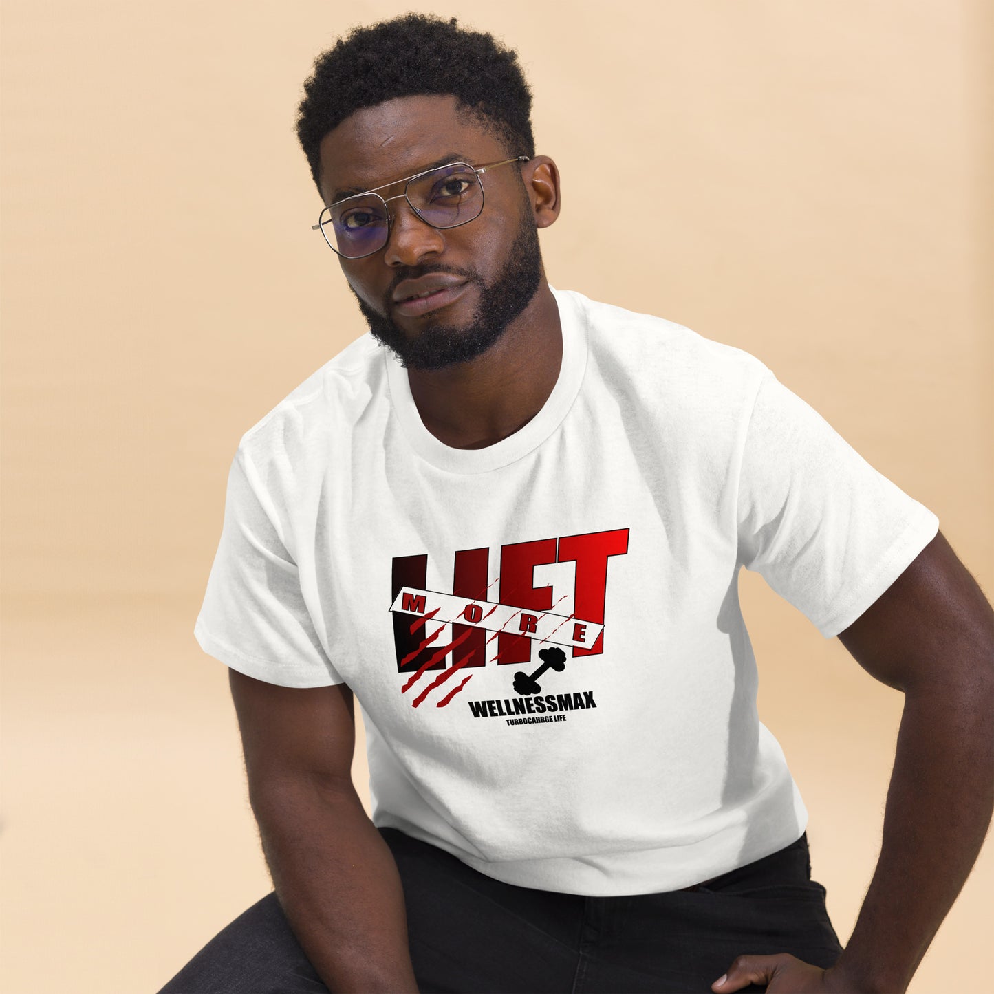 Lift More - WellnessMax Gym Themed Tshirt