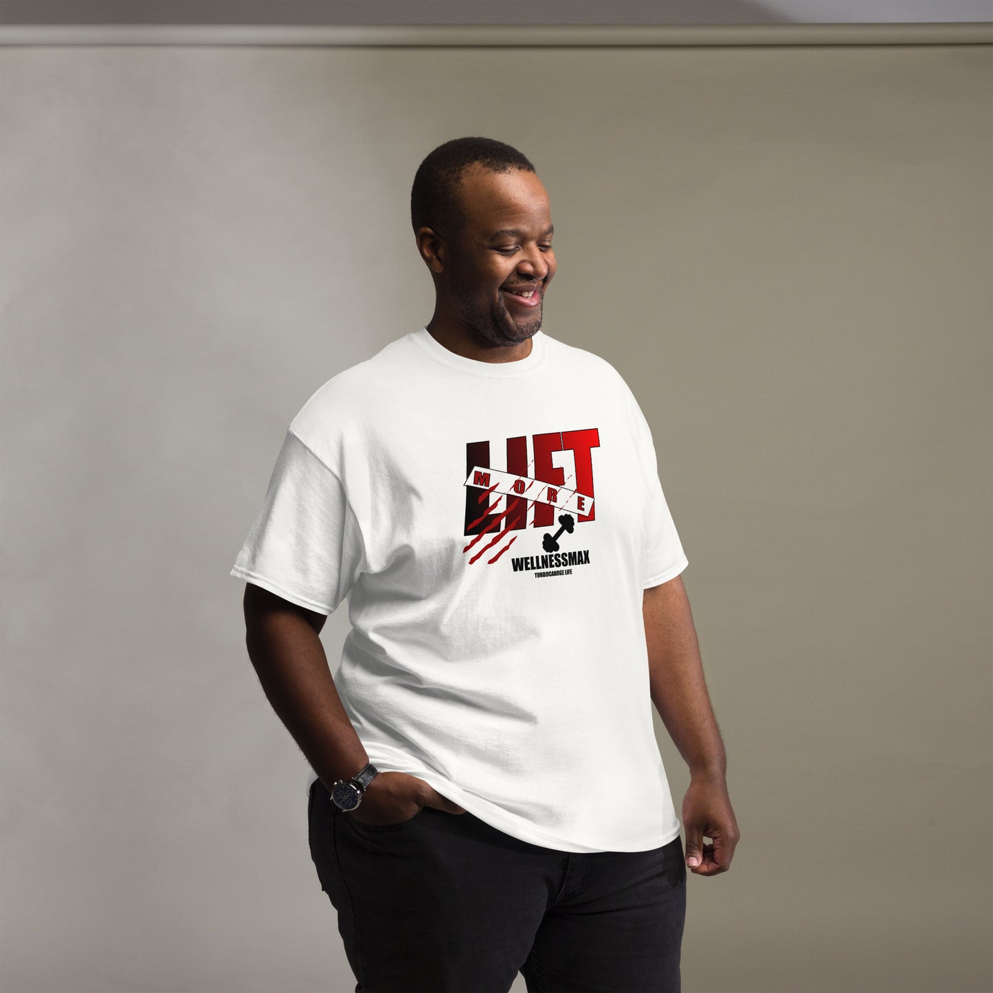 Lift More - WellnessMax Gym Themed Tshirt