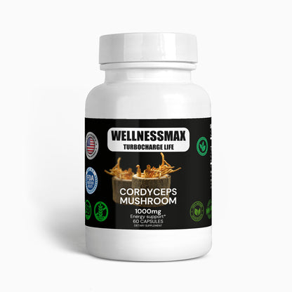 Cordyceps Mushroom Capsules  | Superfood Supplement