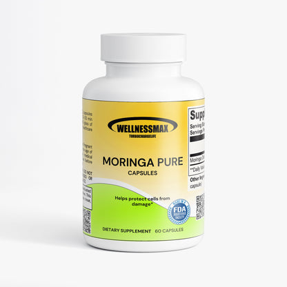 Cápsulas de Moringa - 800 mg por porción