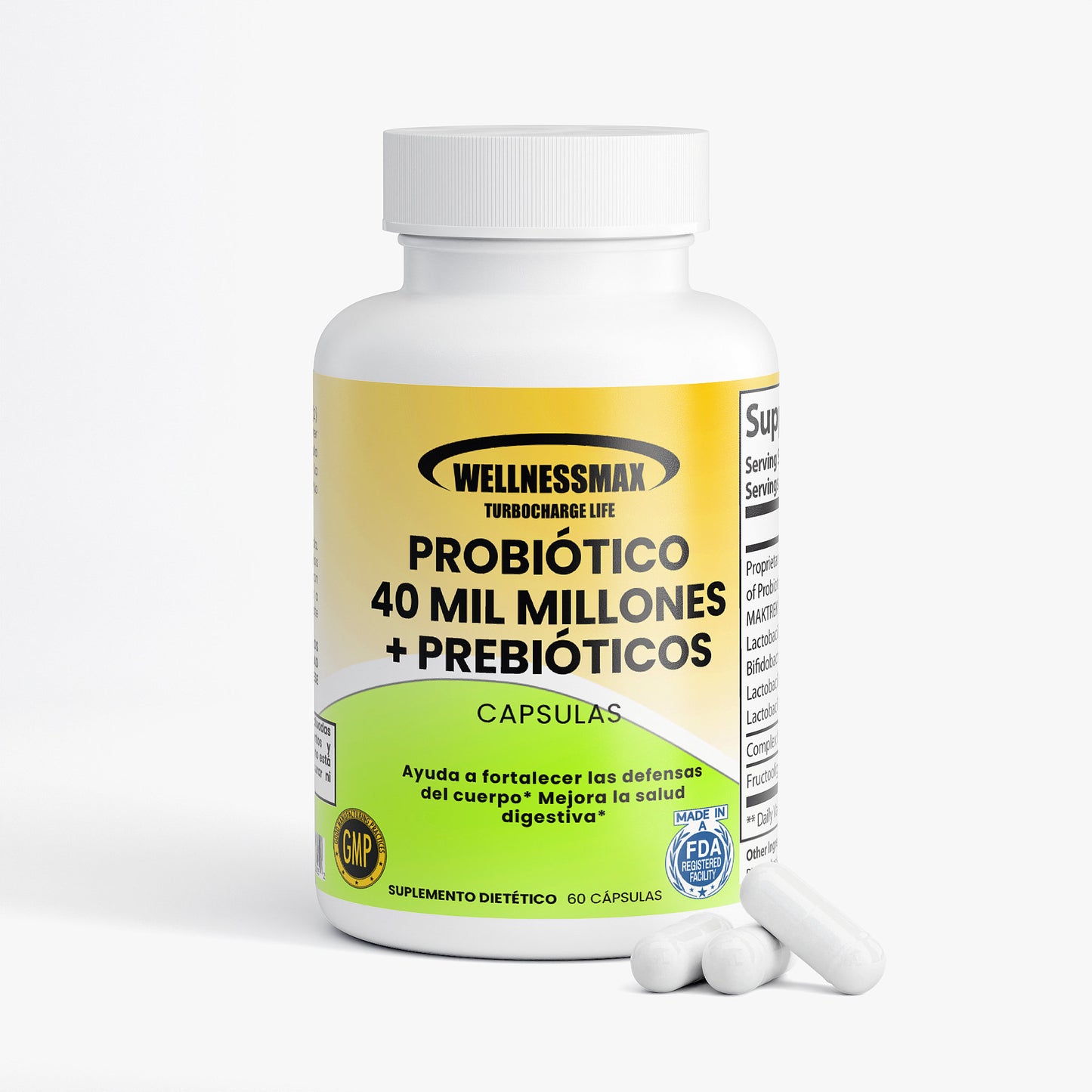 Probiotic 40 Billion with Prebiotics