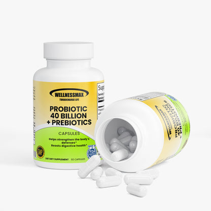 Probiotic 40 Billion with Prebiotics