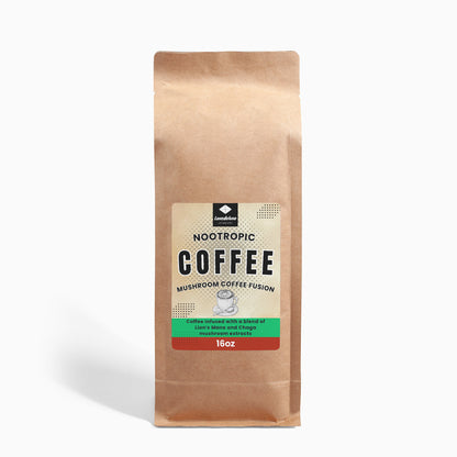 Mushroom Coffee Fusion - Lion’s Mane & Chaga 16oz